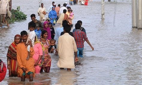 climate change causes monsoon floods in Pakistan 
